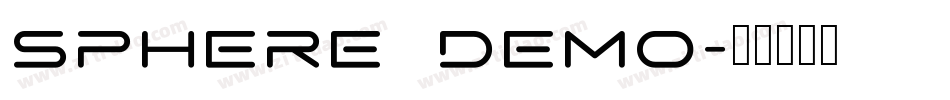 Sphere Demo字体转换